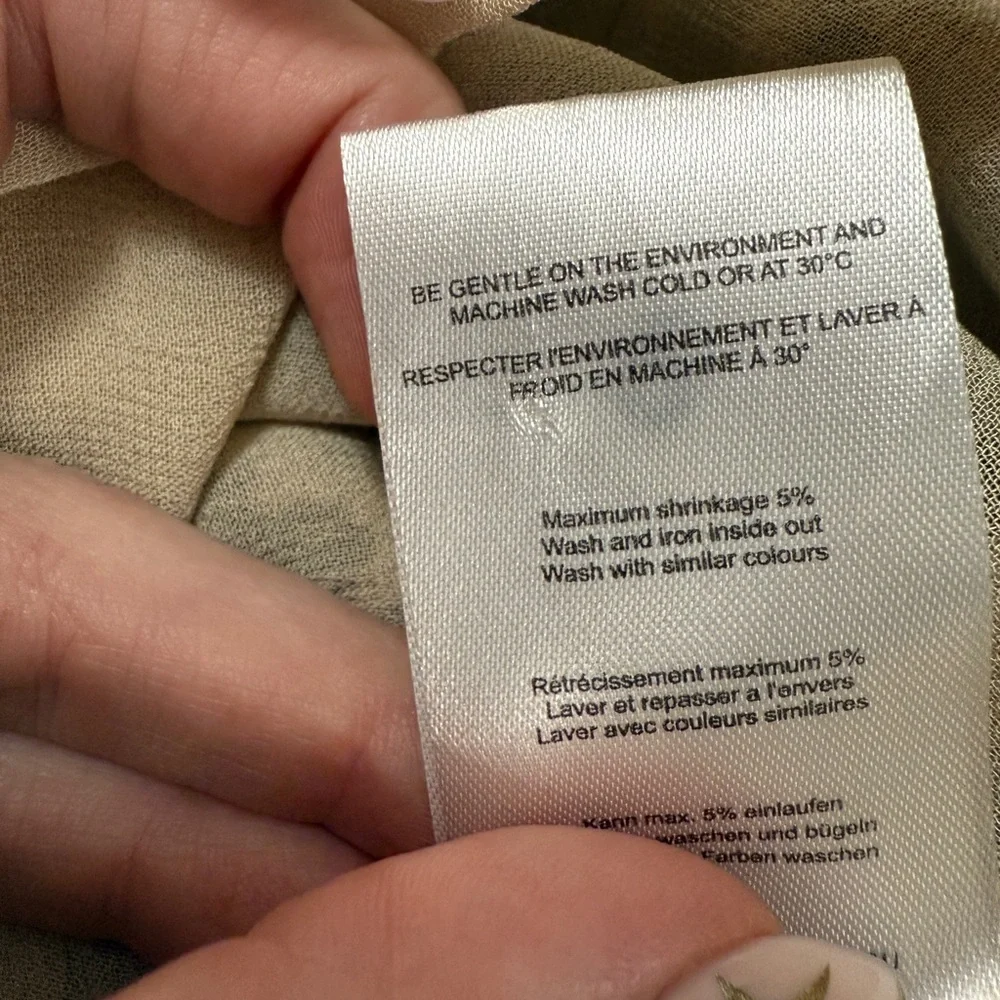 Gianni - Mullin Georgette Ruffle Mini Dress - Leopard - size 8 - EXCELLENT Cond - Picture 12 of 14